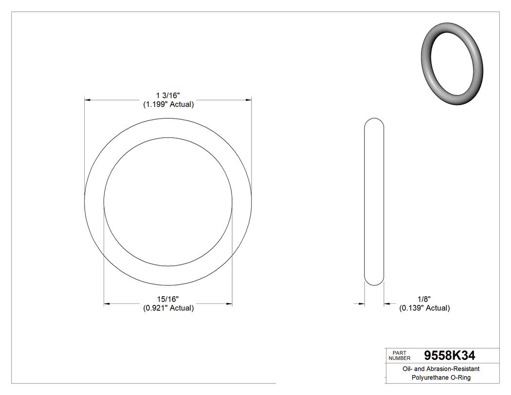 Technical drawing - 9558K34